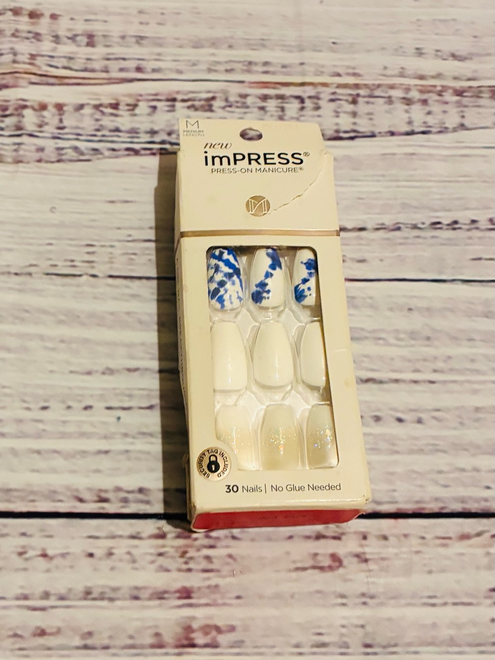 imPRESS Press-On Nail Kit in Pink and Red